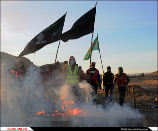 پیاده روی زائران امام رضا (ع)/گزارش تصویری