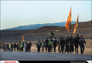 پیاده روی زائران امام رضا (ع)/گزارش تصویری