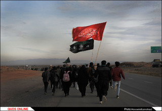 پیاده روی زائران امام رضا (ع)/گزارش تصویری