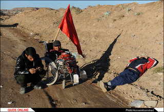 پیاده روی زائران امام رضا (ع)/گزارش تصویری