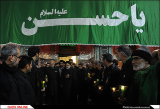 آیین سنتی خطبهخوانی شب شهادت امام رضا(ع) برگزار شد /گزارش تصویری