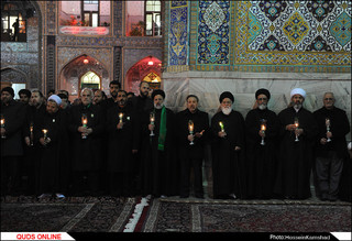 آیین سنتی خطبهخوانی شب شهادت امام رضا(ع) برگزار شد /گزارش تصویری
