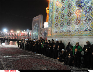 آیین سنتی خطبهخوانی شب شهادت امام رضا(ع) برگزار شد /گزارش تصویری