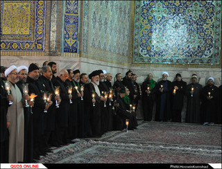 آیین سنتی خطبهخوانی شب شهادت امام رضا(ع) برگزار شد /گزارش تصویری