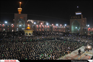 آئین شام غریبان شهادت امام رضا (ع) برگزار شد/گزارش تصویری