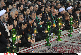 آئین شام غریبان شهادت امام رضا (ع) برگزار شد/گزارش تصویری
