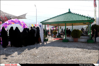 پیوند آسمانی در جوار مزار شهدای مدافع حرم