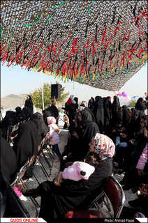 پیوند آسمانی در جوار مزار شهدای مدافع حرم
