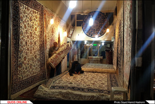 راسته بازار فرش فروش های مشهد/گزارش تصویری