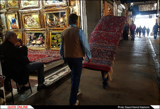 راسته بازار فرش فروش های مشهد/گزارش تصویری