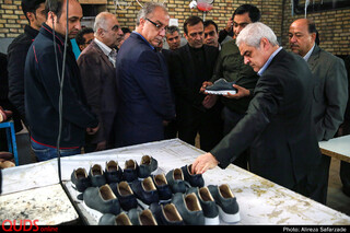 بازدید صالحی نیا معاون وزیر صنعت از شهرک های صنعتی مشهد / علیرضا صفرزاده
