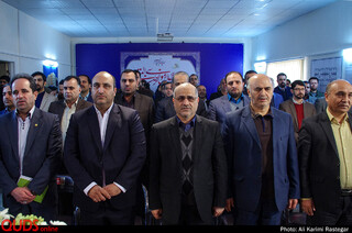 مراسم آغاز عمليات اجرايی ساخت مجتمع 2120 در مشهد / علی کریمی رستگار