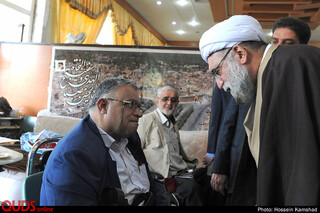 بازدید تولیت آستان قدس رضوی از جانبازان آسایشگاه امام خمینی