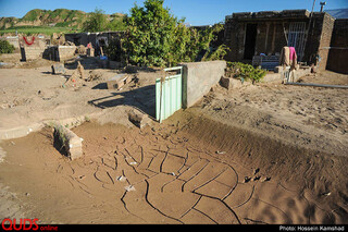 خسارات روستای سیل زده چم مهر - پلدختر