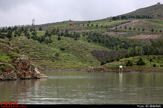 سرریز شدن آب سد گلستان