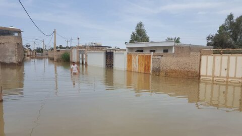 اختصاصی قدس آنلاین/ وضعیت امداد رسانی به روستای عطیش در خوزستان سیل خوزستان- طیبه قاسمی