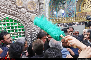 تشرف نخست وزیر پاکستان به حرم مطهر رضوی ودیدار با تولیت آستان قدس