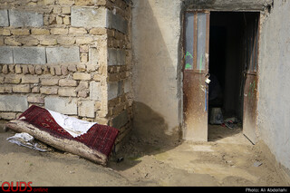 خسارات سیل در روستای چاله زرد سرخس