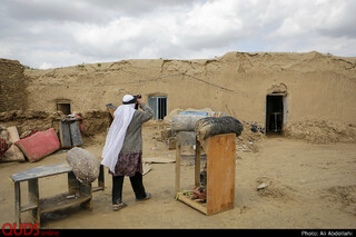خسارات سیل در روستای چاله زرد سرخس