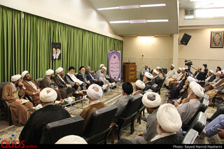 مراسم تکریم ومعارفه مدیر نمایندگی شورای سیاستگذاری ائمه جمعه خراسان رضوی