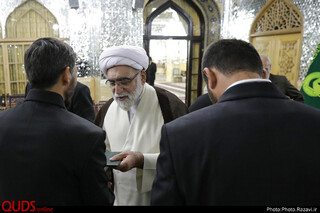 اهدای نشان خادمی امام رضا(ع) به عوامل سرنگونی پهپاد آمریکایی