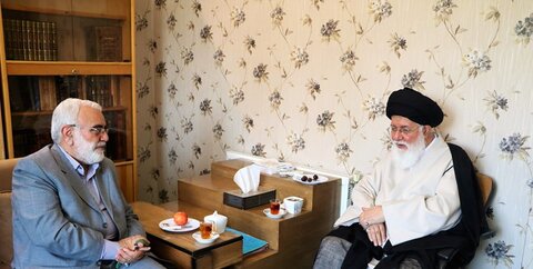 رئیس جدید کمیته امداد امام خمینی (ره) با آیتالله علمالهدی دیدار و گفتوگو کرد دیدار
