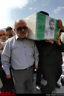 تشییع پیکر جانباز شهید کاشف الحسینی
