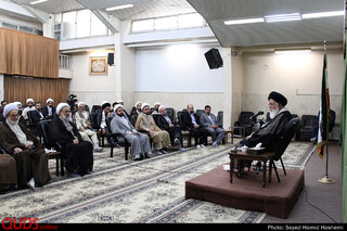 دیدار مدیران امورمساجدخراسان با آیت الله علم الهدی امام جمعه مشهد