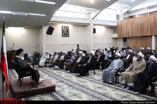دیدار مدیران امورمساجدخراسان با آیت الله علم الهدی امام جمعه مشهد