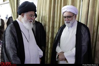 دیدار جمعی از مراجع تقلید و علما با تولیت آستان قدس رضوی