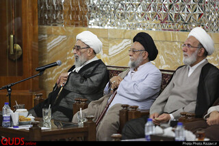 دیدار جمعی از مراجع تقلید و علما با تولیت آستان قدس رضوی
