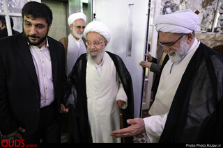 دیدار جمعی از مراجع تقلید و علما با تولیت آستان قدس رضوی