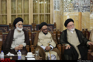دیدار جمعی از مراجع تقلید و علما با تولیت آستان قدس رضوی