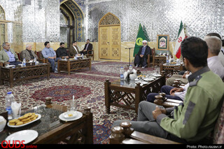 دیدار جمعی از امانتداران حوزه حمل و نقل مشهد با تولیت آستان قدس رضوی