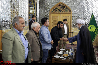 دیدار جمعی از امانتداران حوزه حمل و نقل مشهد با تولیت آستان قدس رضوی
