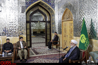 دیدار جمعی از امانتداران حوزه حمل و نقل مشهد با تولیت آستان قدس رضوی