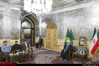 دیدار جمعی از امانتداران حوزه حمل و نقل مشهد با تولیت آستان قدس رضوی