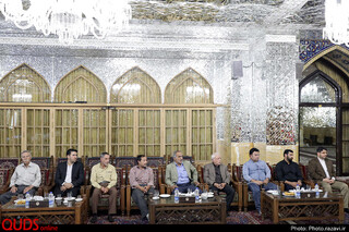 دیدار جمعی از امانتداران حوزه حمل و نقل مشهد با تولیت آستان قدس رضوی