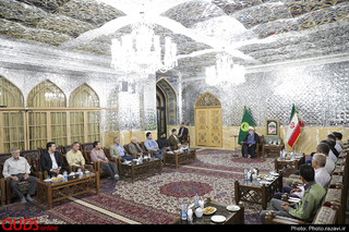 دیدار جمعی از امانتداران حوزه حمل و نقل مشهد با تولیت آستان قدس رضوی