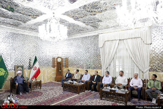 دیدار جمعی از امانتداران حوزه حمل و نقل مشهد با تولیت آستان قدس رضوی