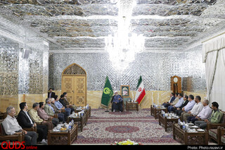دیدار جمعی از امانتداران حوزه حمل و نقل مشهد با تولیت آستان قدس رضوی