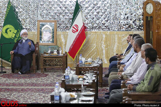 دیدار جمعی از امانتداران حوزه حمل و نقل مشهد با تولیت آستان قدس رضوی