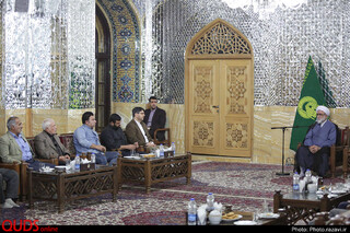دیدار جمعی از امانتداران حوزه حمل و نقل مشهد با تولیت آستان قدس رضوی