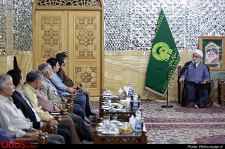 دیدار جمعی از امانتداران حوزه حمل و نقل مشهد با تولیت آستان قدس رضوی