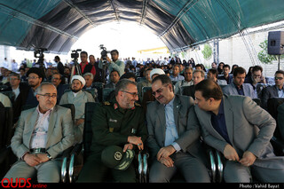 مراسم بهره برداری از چند طرح خدماتی در حاشیه شهر مشهد