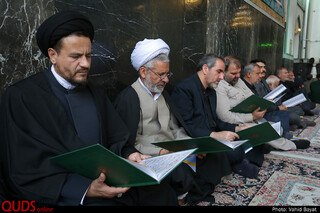 مراسم بزرگداشت سالگرد شهید هاشمی نژاد در حرم مطهر رضوی