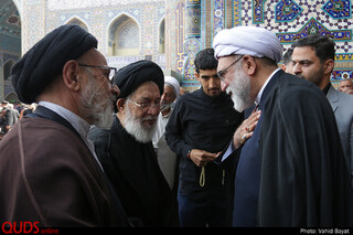 مراسم بزرگداشت سالگرد شهید هاشمی نژاد در حرم مطهر رضوی