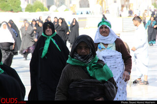 افتتاحیه همایش ملی تجلیل از سالمندان کمیته امداد درحرم مطهررضوی
