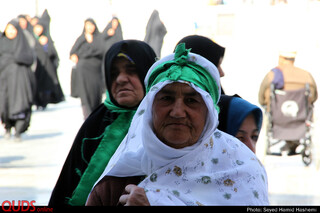 افتتاحیه همایش ملی تجلیل از سالمندان کمیته امداد درحرم مطهررضوی