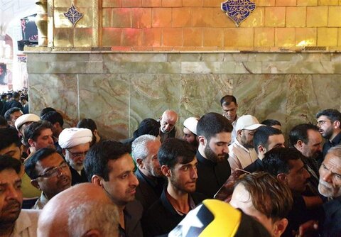 حضور حجتالاسلام مروی در حرم امام علی(ع) نجف
